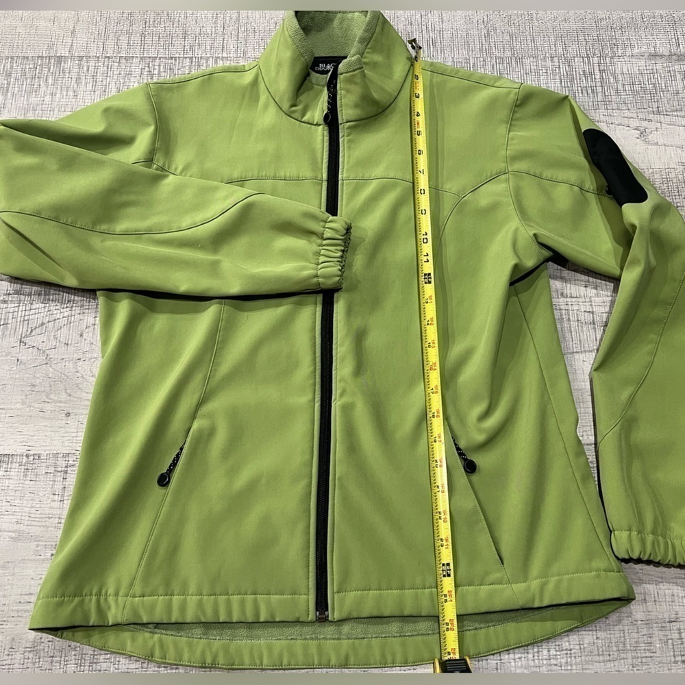 Black Diamond Green Fleece Lined Weatherproof Jacket Women's Size Large - Picture 5 of 12